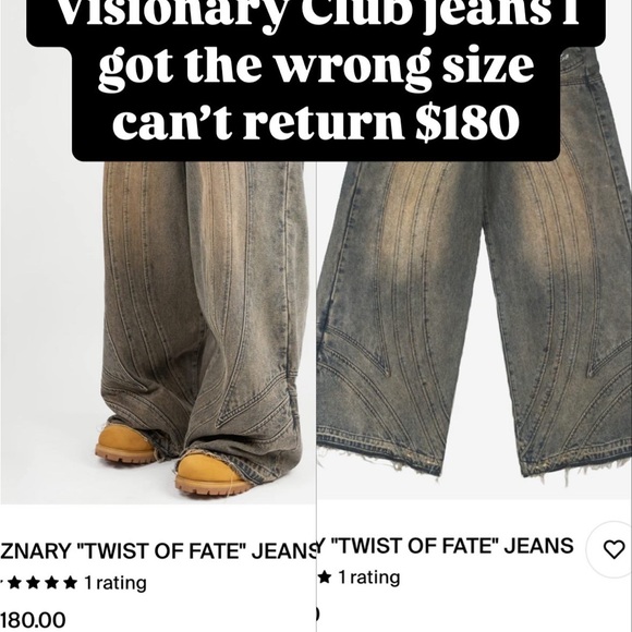 Visionary Club Wide-Leg Jeans